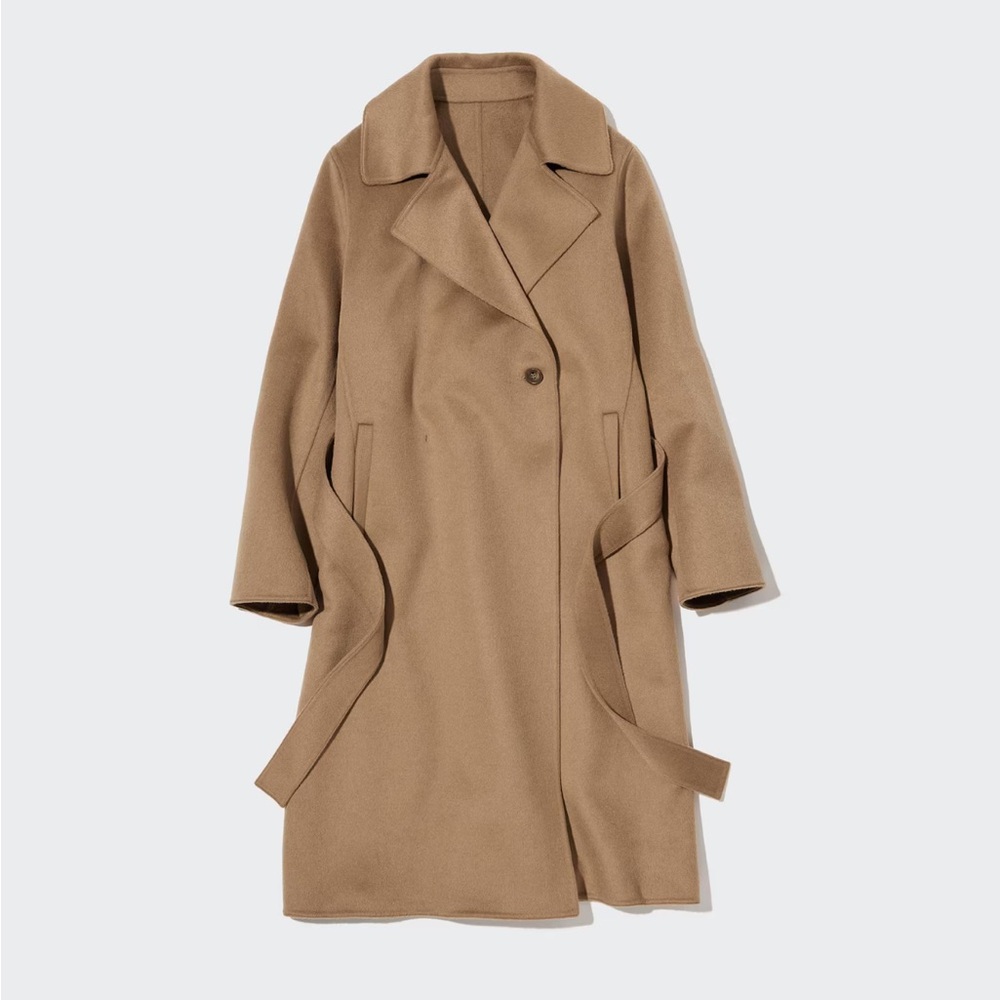 uniqlo wool blend coat